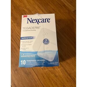 3M Nexcare Tegaderm Transparent Dressing, 10 Count (3 Pack)-Sealed
